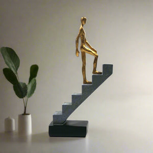 LIUYI Gray Ladder Figurines