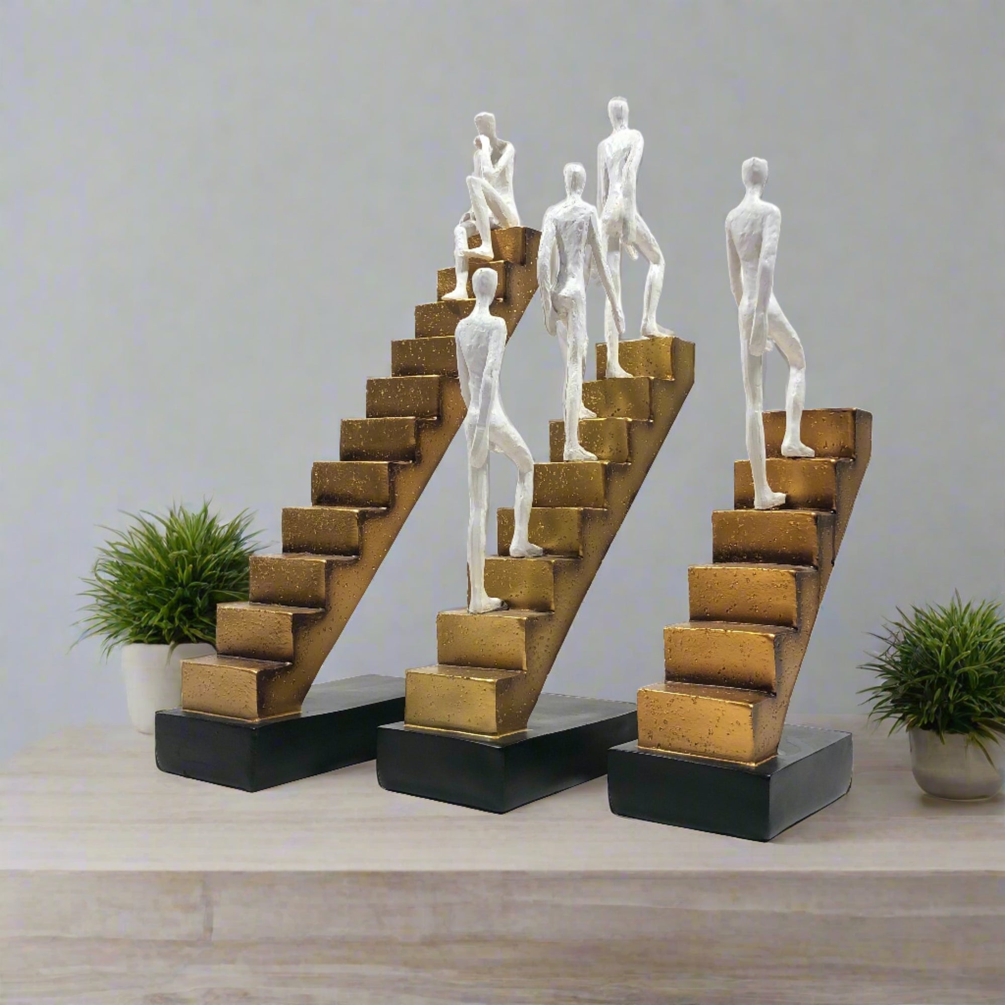 LIUYI Golden Ladder Figurines