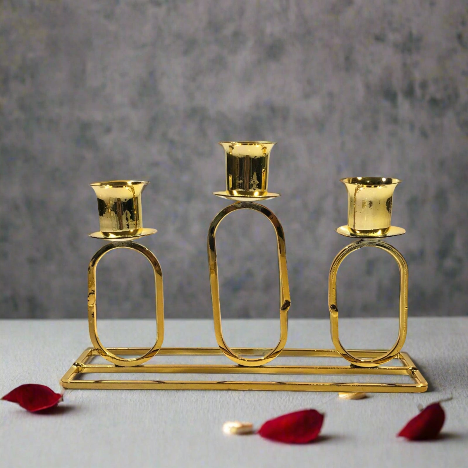 Metallic Candle Holder