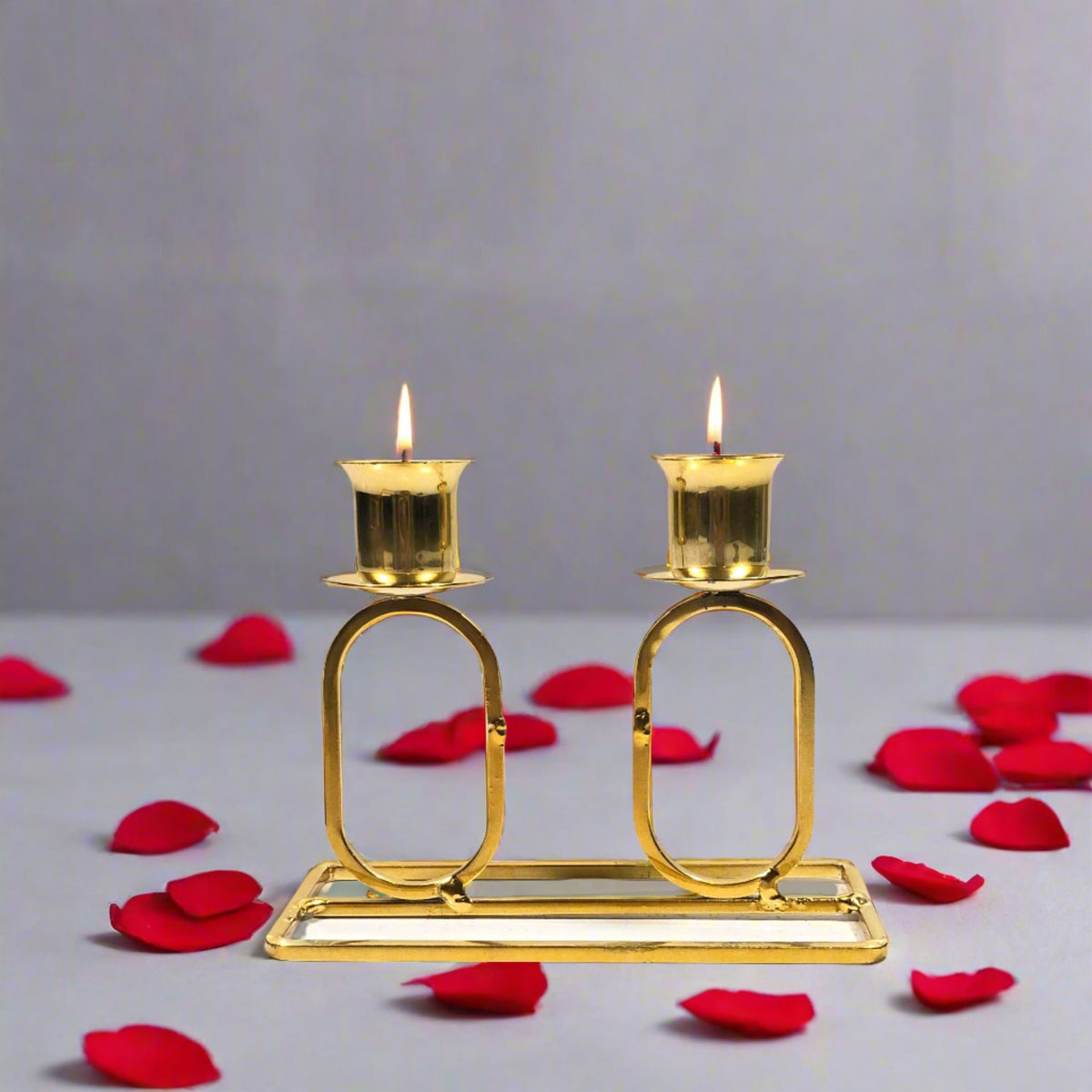 Oval Shape Candle Stand