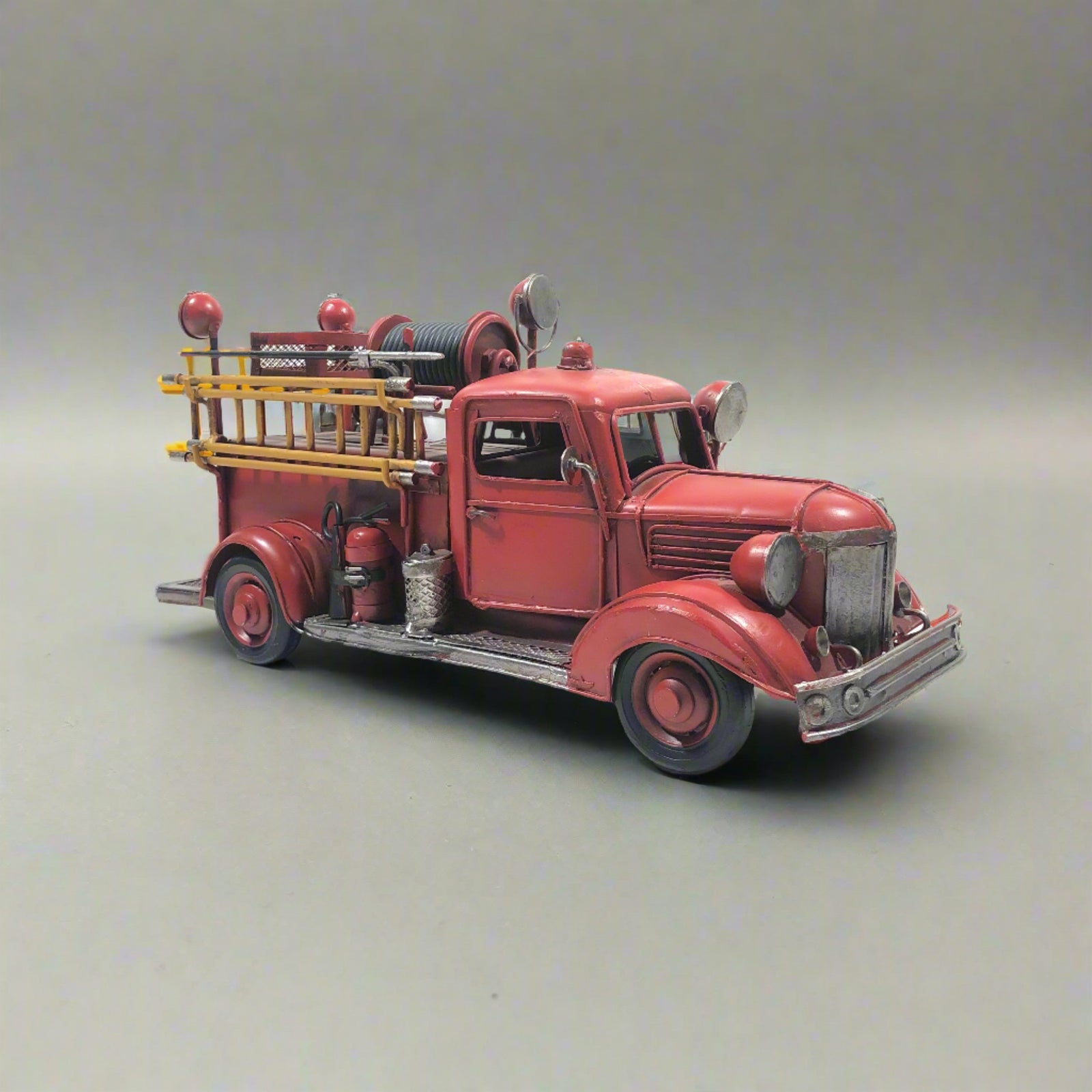 Metallic Fire Truck Model