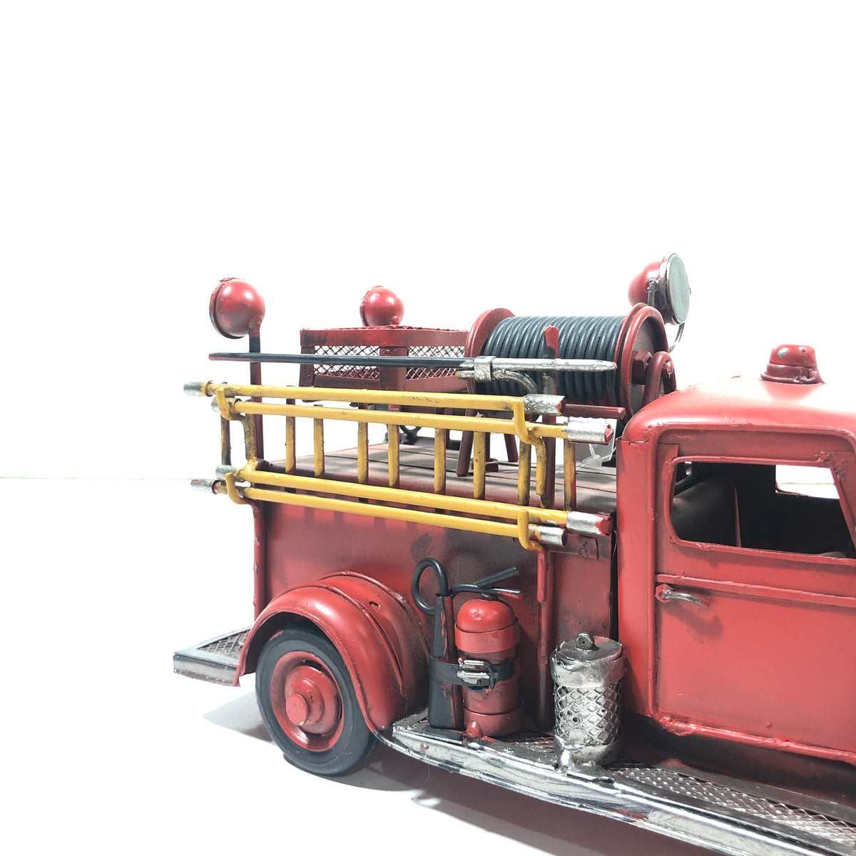 Metallic Fire Truck Model