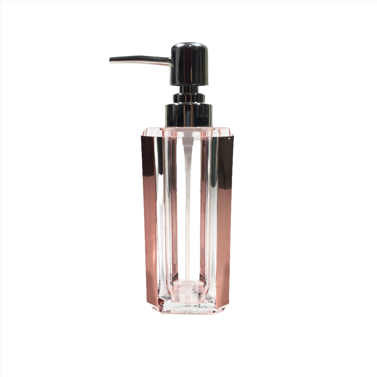 Transparent Pink Bath Set