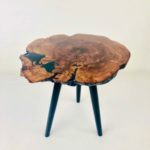 Cracked irragular Resin Art Coffee Table