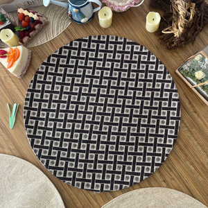 Elegant Checked Woven Placemats – Set of 2