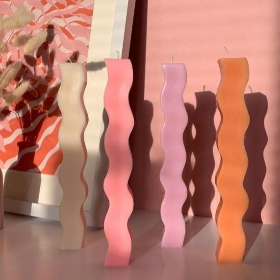 Long Wavy Candle
