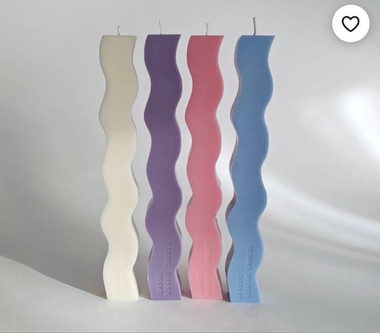 Long Wavy Candle