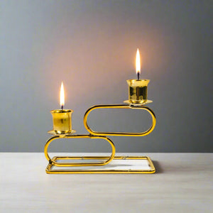 Metallic Candle Stand