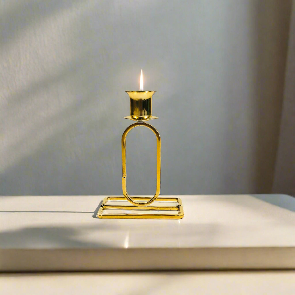 Decorative Golden Candle Stand