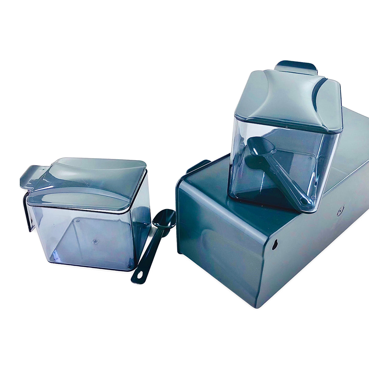 Acrylic Wall hanging 3 Pieces Seasoning Pots & Stand