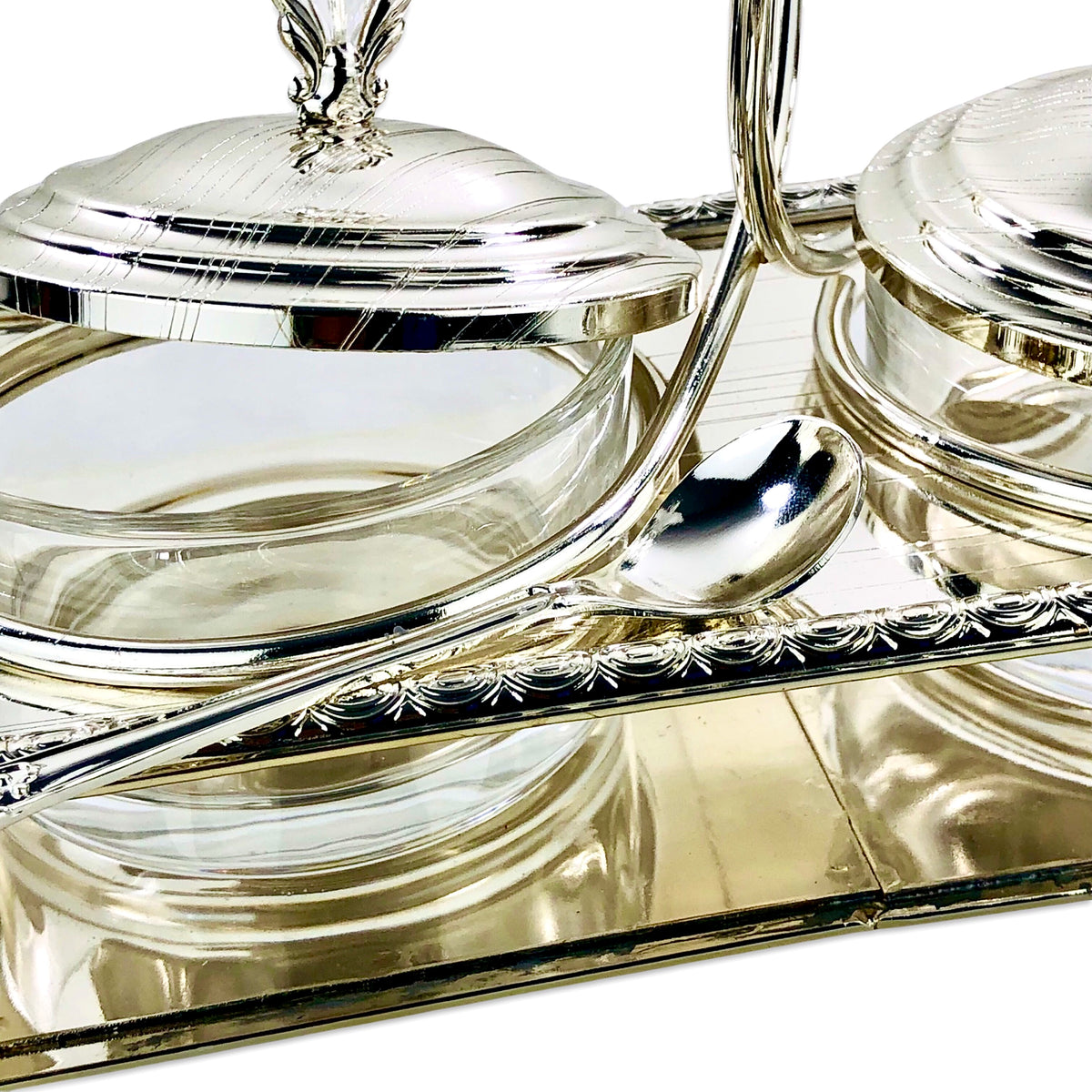 Silver Flower Sausage Pot Set