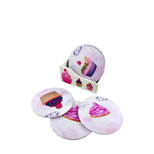 Ice cream Printed Design Tea Coasters