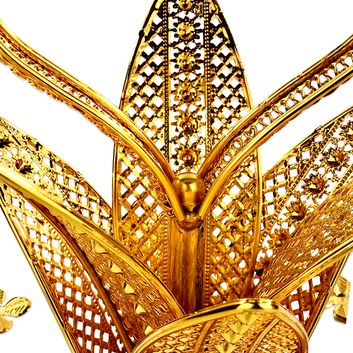 Morrocen Dessert Stand With Plates (4 Portion)