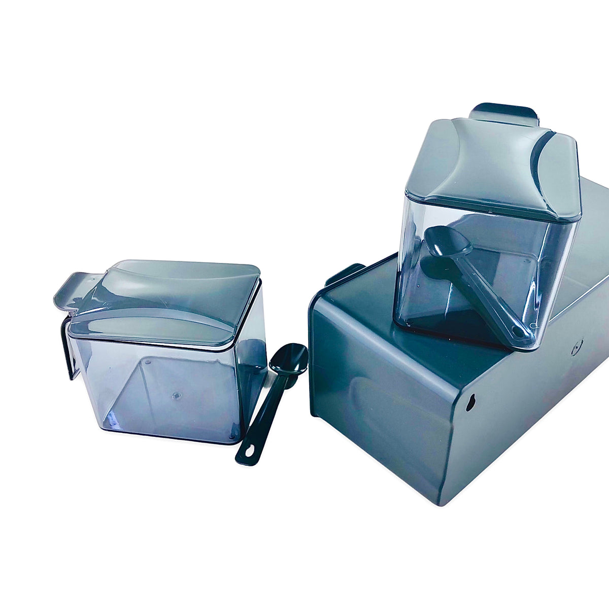 Acrylic Wall hanging 3 Pieces Seasoning Pots & Stand