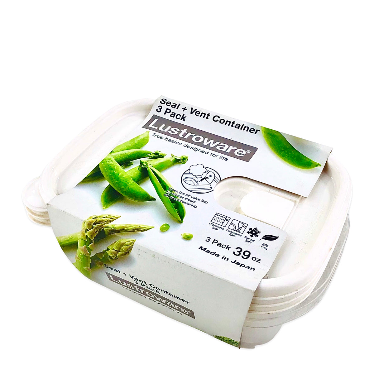 Seal & Vent FOOD CONTAINER (Set of 3)