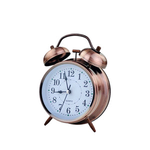 Copper Retro Metal Table Clock