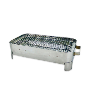 Royal hammered Barbecue Charcoal Grill ( Silver )