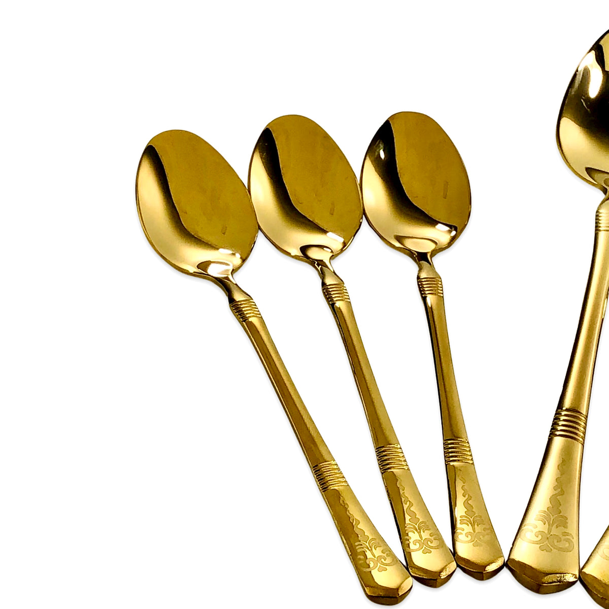 Premium Golden Cutlery Set (Set of 24)