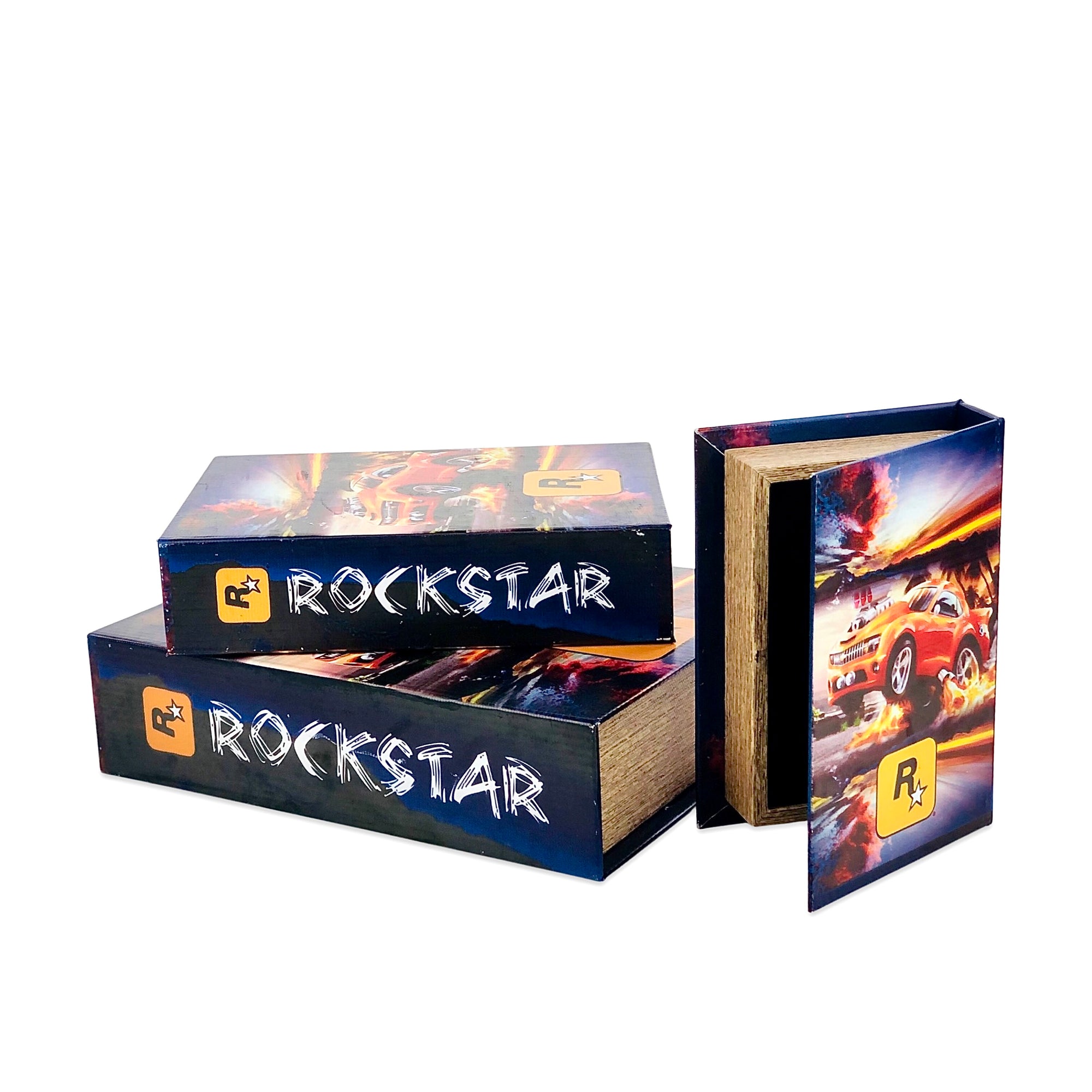 GTA Rockstar Book Storage Box (Set of 3)