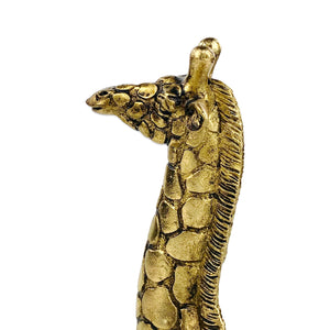 Golden Giraffe Sculpture