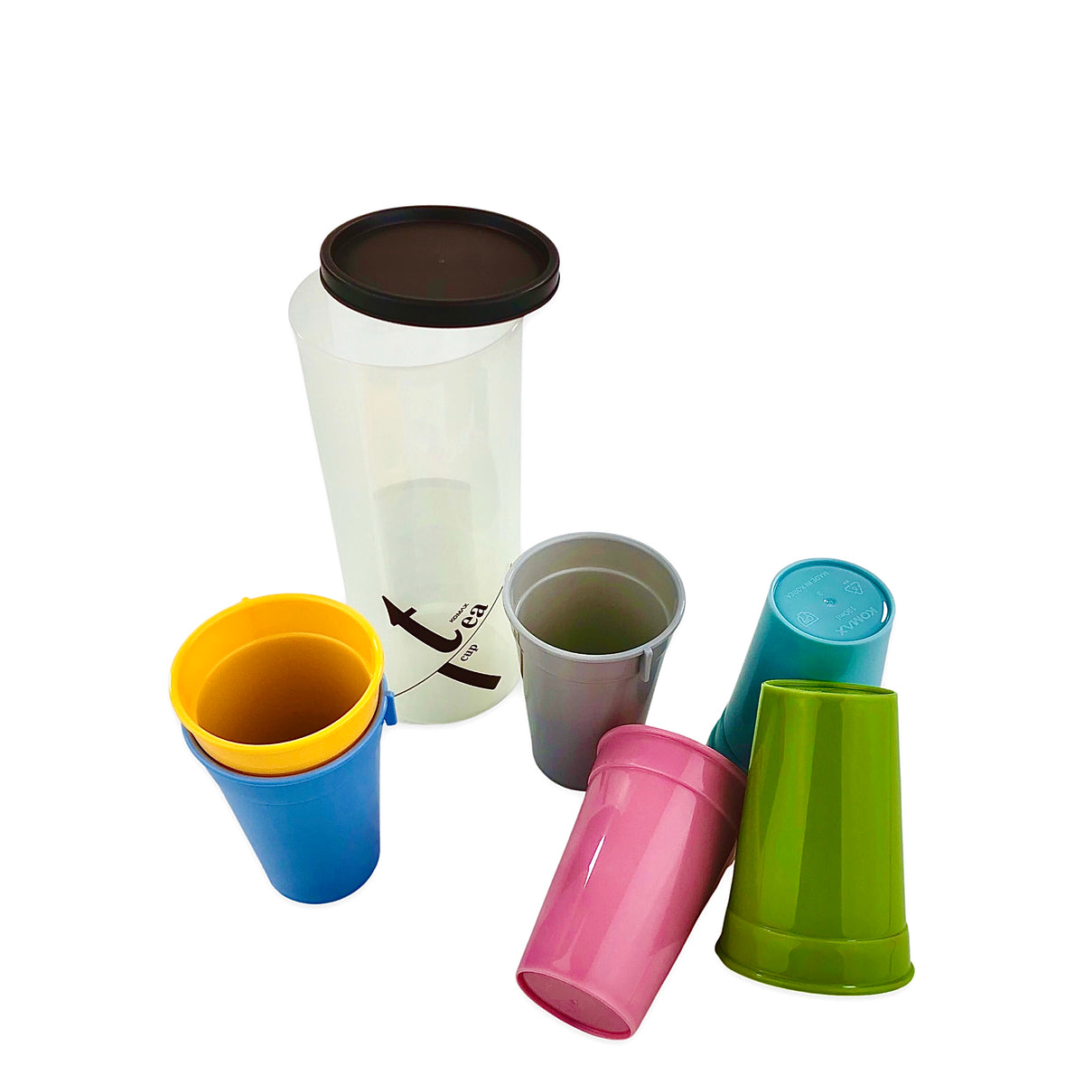 Colorful Picnic/Party Glass Set with sealed box