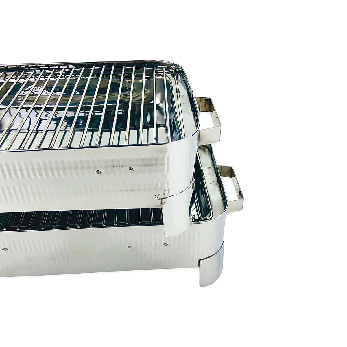 Royal hammered Barbecue Charcoal Grill ( Silver )