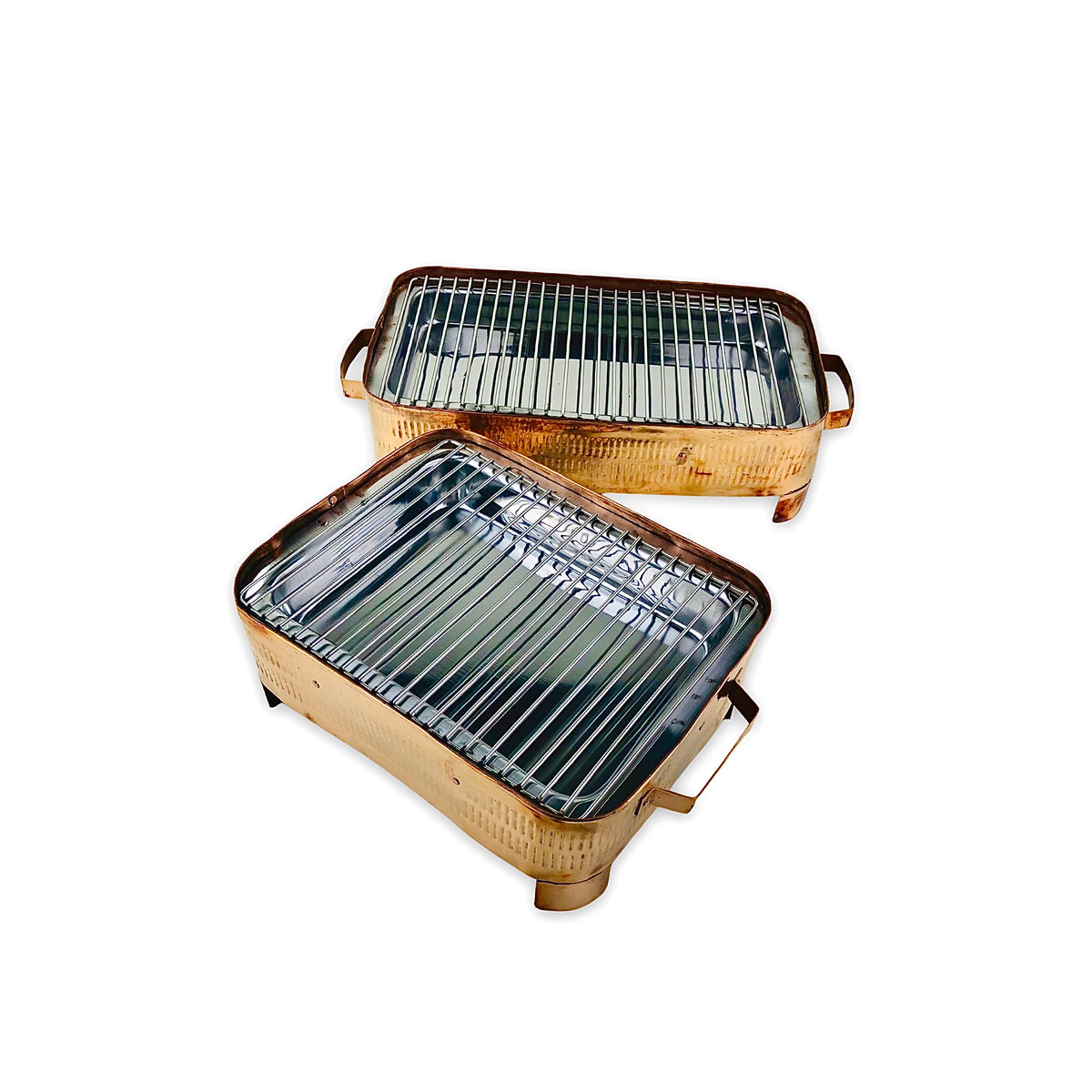 Royal hammered Barbecue Charcoal Grill ( Copper )