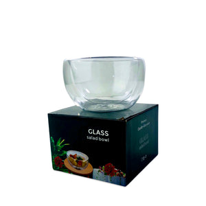 Transparent Dual Glass Bowl