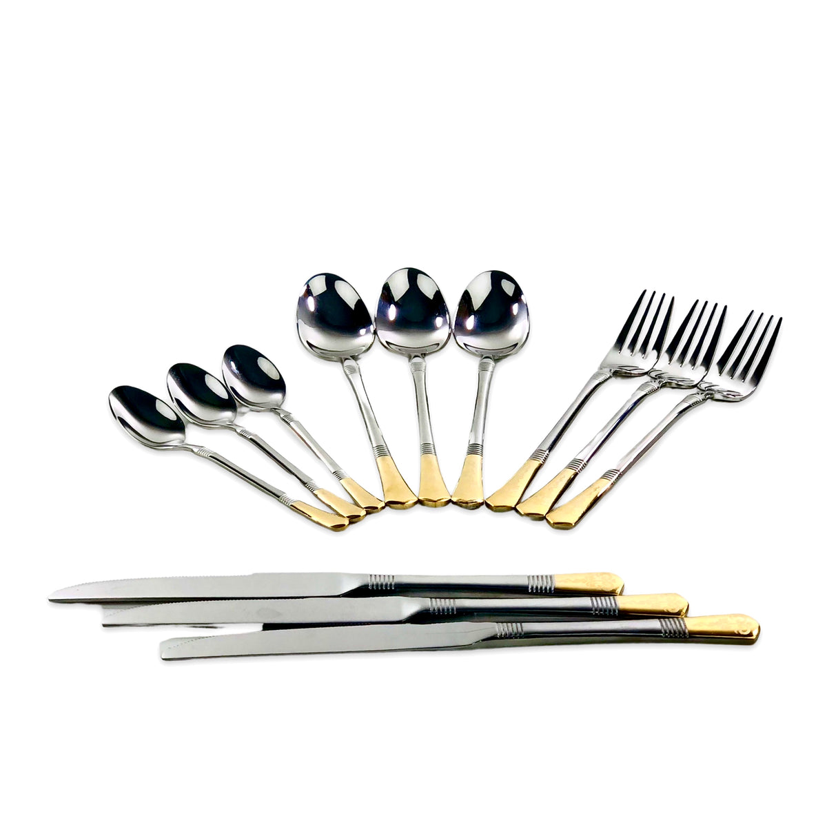 Premium Silver Cutlery Set (Set of 24)