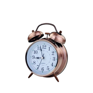 Copper Retro Metal Table Clock