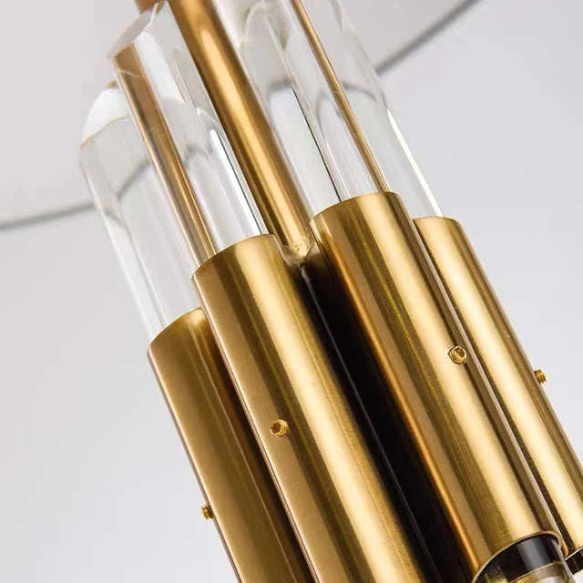 American Minimalist Glass Rod Lamp (Pair)