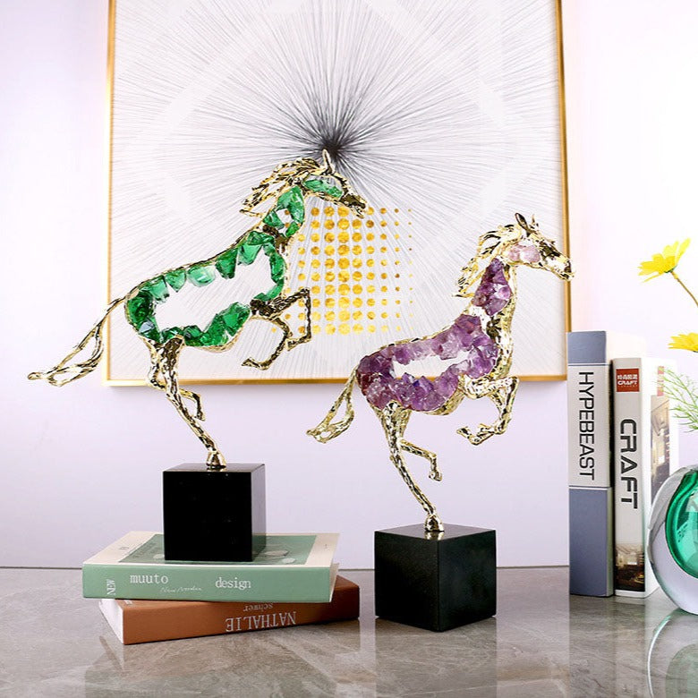 Amos Robinson Horse Ornaments