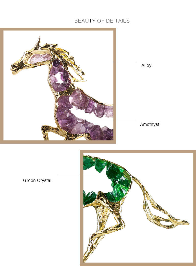 Amos Robinson Horse Ornaments