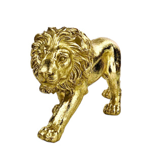 Golden Lion Sculpture