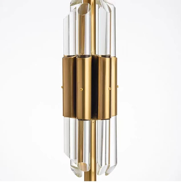 American Minimalist Glass Rod Lamp (Pair)