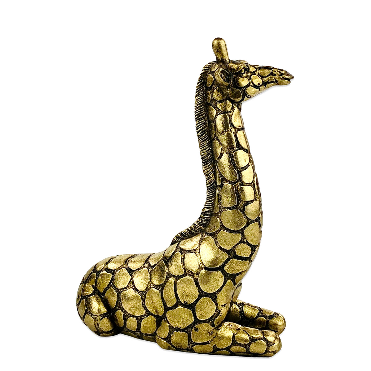Golden Giraffe Sculpture