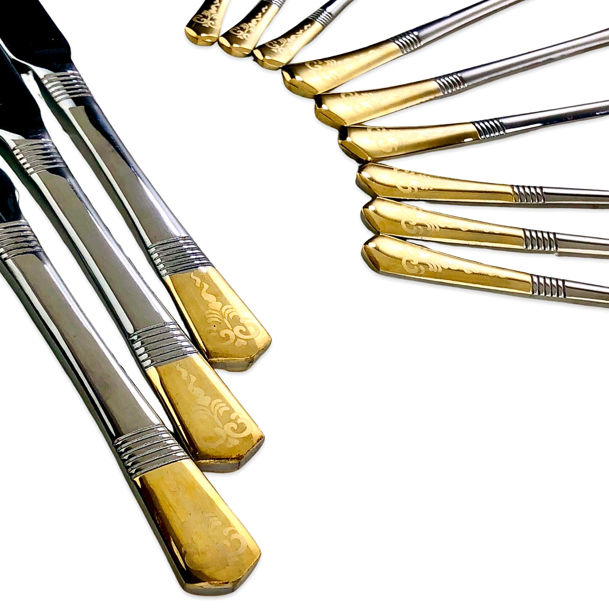 Premium Silver Cutlery Set (Set of 24)