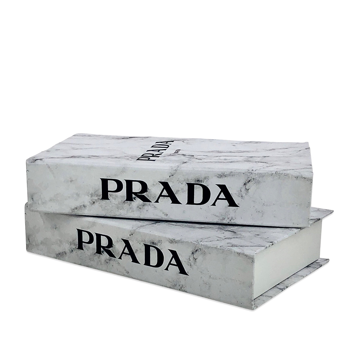 Gray & White Texture Book Storage Box