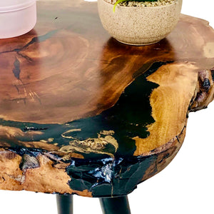 Rigged irregular Resin Art Coffee Table