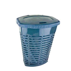 Primanova Laundry Basket with Fabric (Dark Gray)