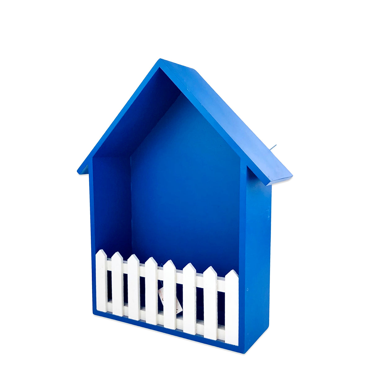 Large Blue Hut Design Wall Mounted Storage