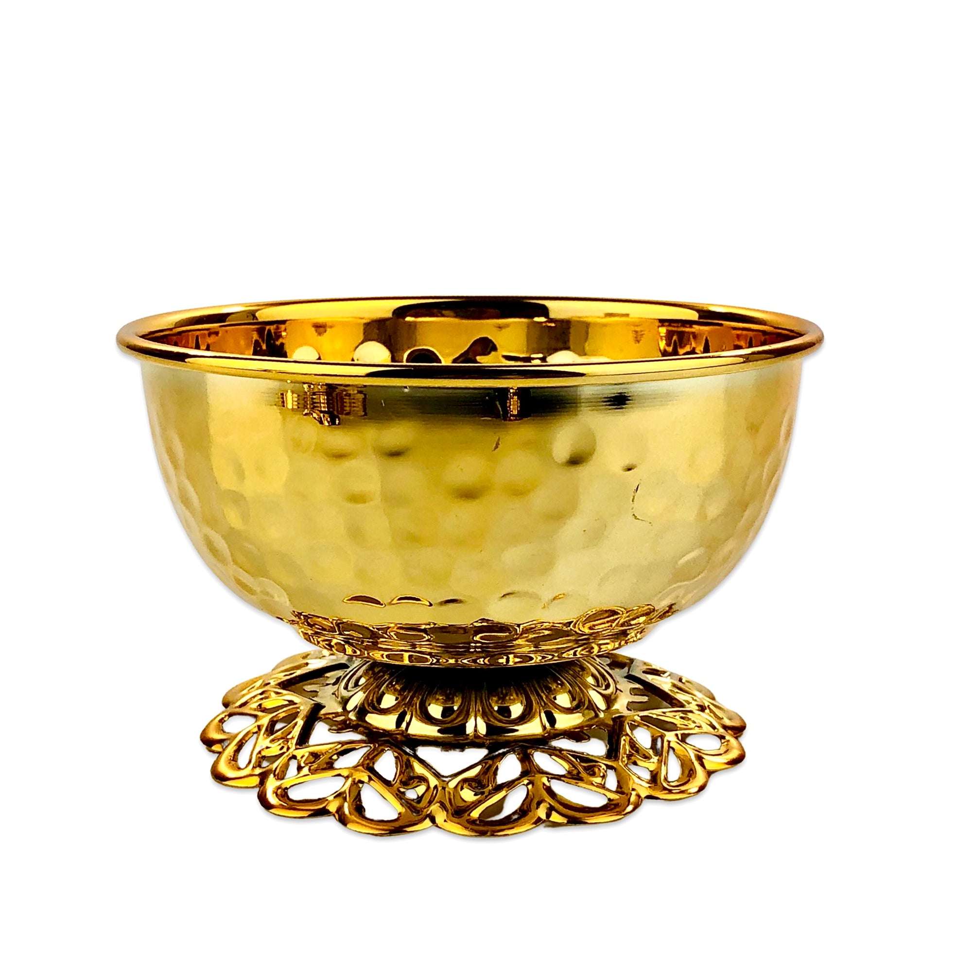 Hammered Golden Small Bowl