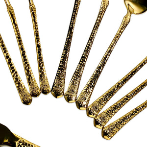 Premium Golden Cutlery Set (Set of 24)