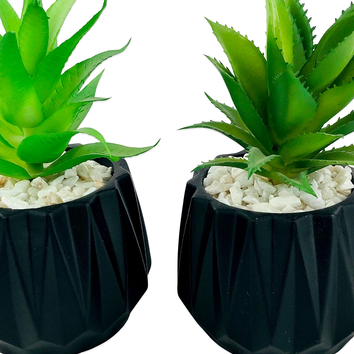 Matt Black Tri texture Pots Planter