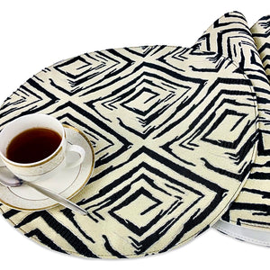 Vudeco Round Cloth Placemats (Set of 2)