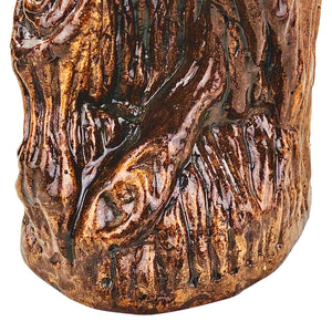 Dark Wooden Design Vase