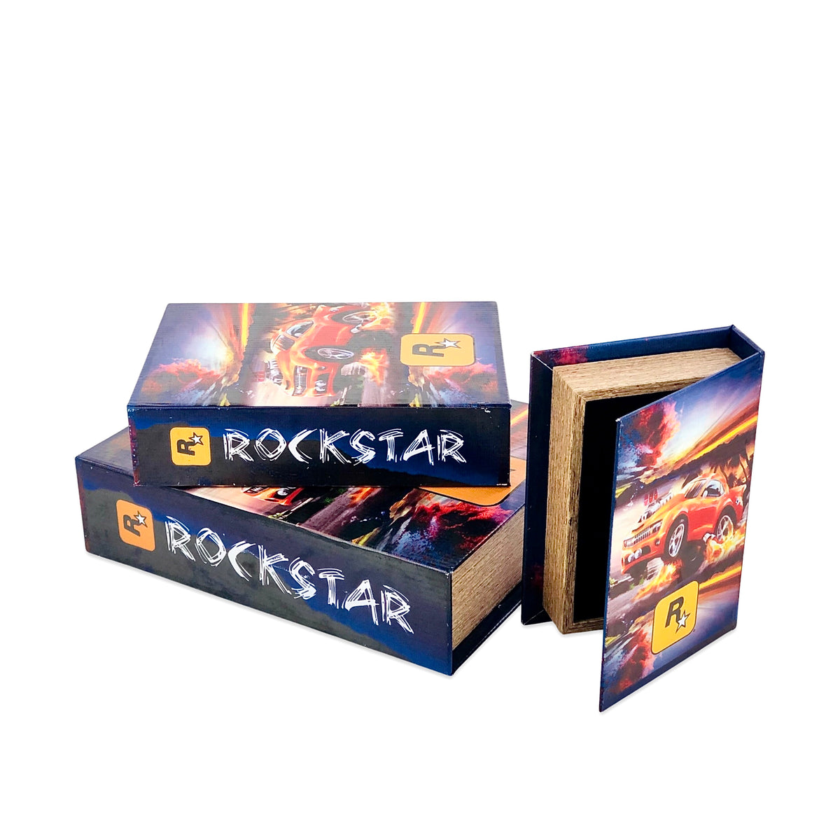 GTA Rockstar Book Storage Box (Set of 3)