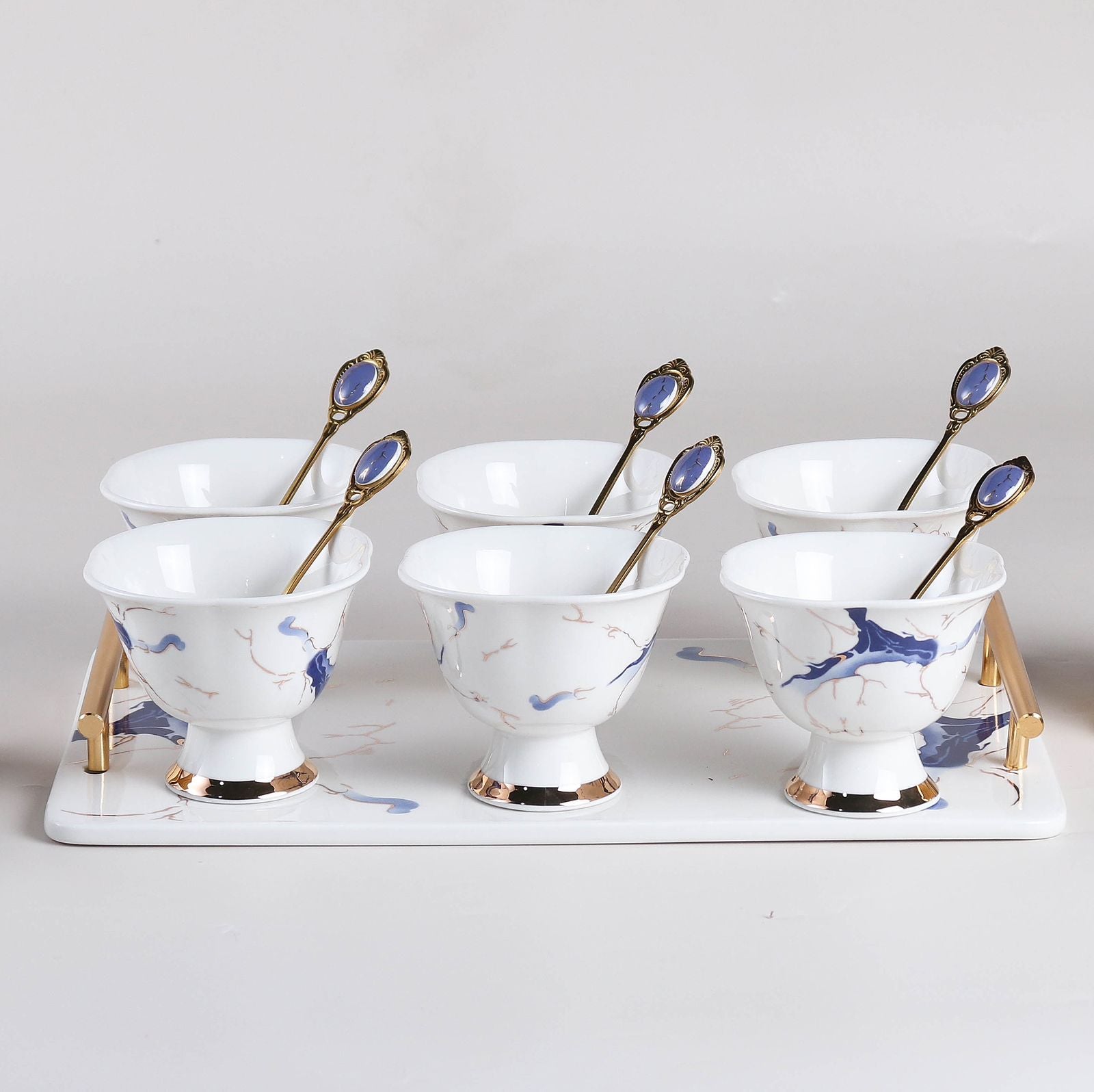 Ice cream cup Set (Blue)