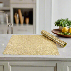 Formal Golden Placemats (Set of 2)