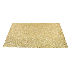 Formal Golden Placemats (Set of 2)